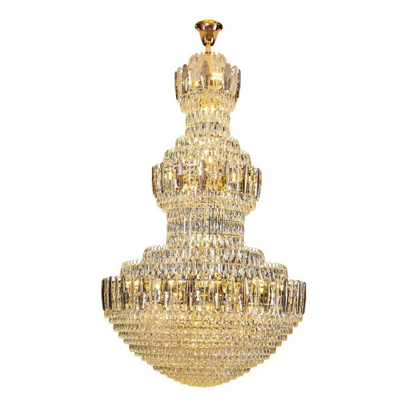 Big Modern Crystal Chandelier European Style Hall Parlor - Greensu Home Decor