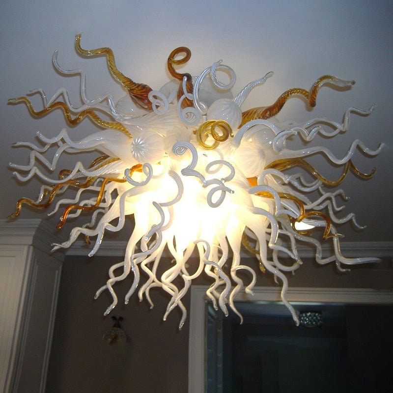 Lampada da soffitto a LED in stile europeo in vetro di Murano