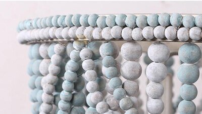 Wooden Bead Chandelier – Perfect Lighting for any Children's Bedrooms or Princess Rooms