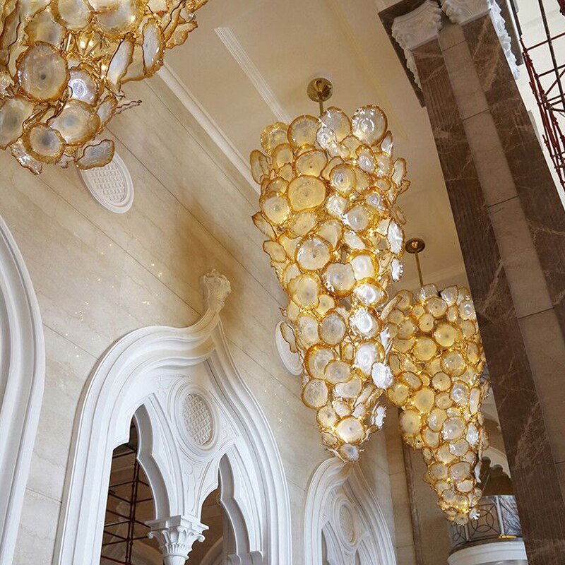 luxury-large-murano-handmade-blown-glass-chandelier-flower-plate-modern-art-lighting