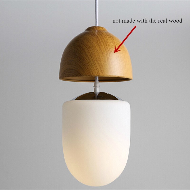 Modern Glass Globe Pendant Lights Nuts Lampshade E27 Children Bedroom Pendant Lamps Hanging Lamp Light Fixtures Home Lighting