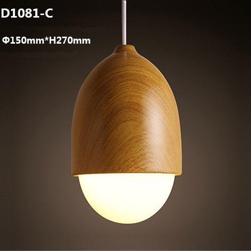 Modern Glass Globe Pendelleuchten Nuts Lampenschirm E27 Kinder Schlafzimmer Pendelleuchten Hängelampe Leuchten Home Lighting