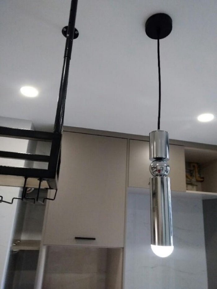 Nordic Pendant Lamp Modern Kitchen Lamp Dining Room Bar Counter Shop Pipe Pendant Down Tube LED Lights Office Livingroom