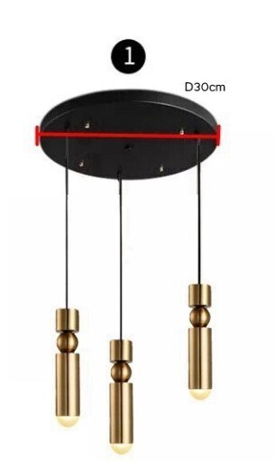 Nordic Hanglamp Moderne Keuken Lamp Eetkamer Teller Winkel Pijp Hanger Onderbuis Led-verlichting Kantoor Woonkamer