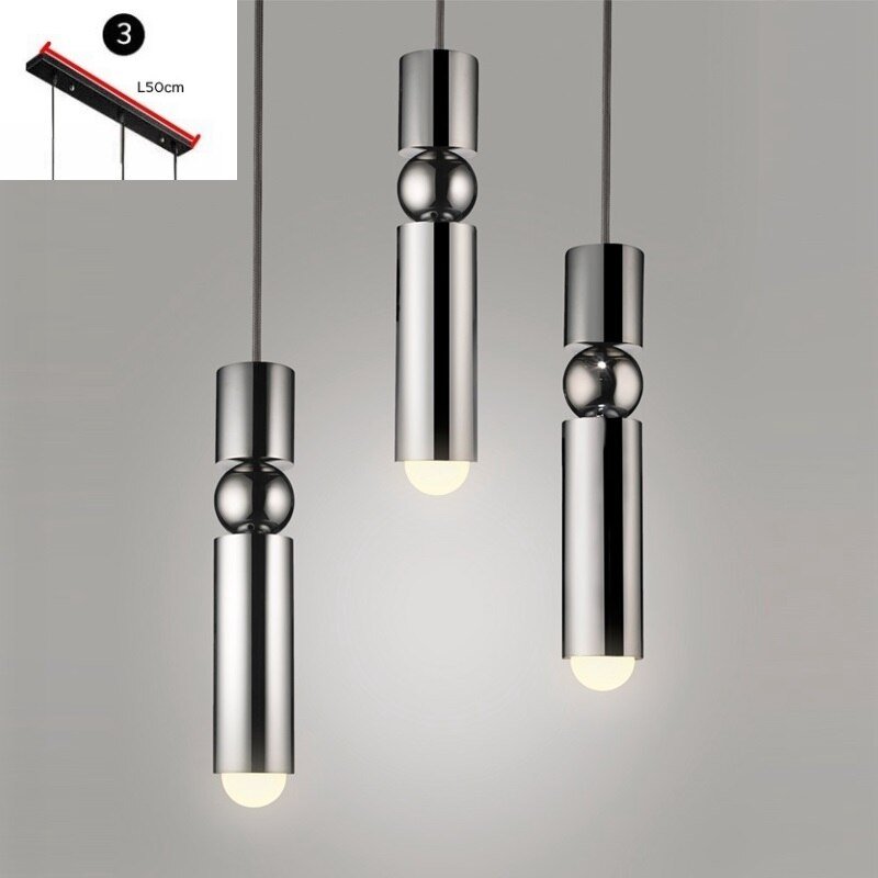 Nordic Hanglamp Moderne Keuken Lamp Eetkamer Teller Winkel Pijp Hanger Onderbuis Led-verlichting Kantoor Woonkamer