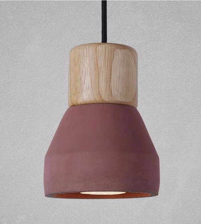 Moderne Mode Decke Pendelleuchten Home Lighting Fixture, Holz Zement hängende Lampe für Küche Esszimmer