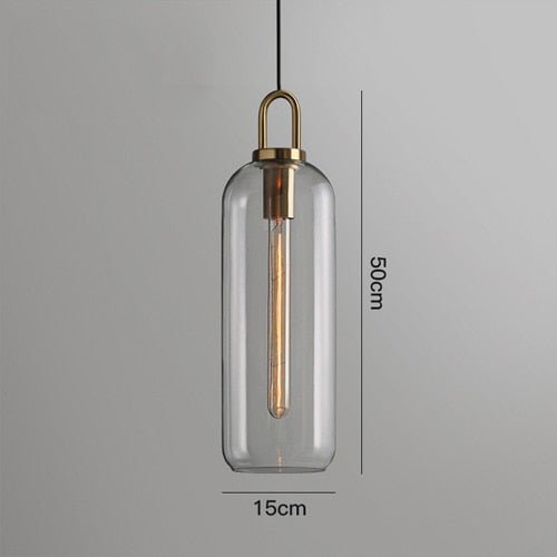 Postmodern Glass Pendant Lights Luxury Lamps For Restaurant Bedroom Bedside Glass Ball Single