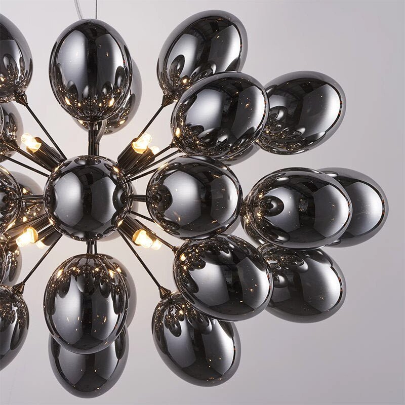 Postmodern Grape Shape Luxury Glass Chandelier