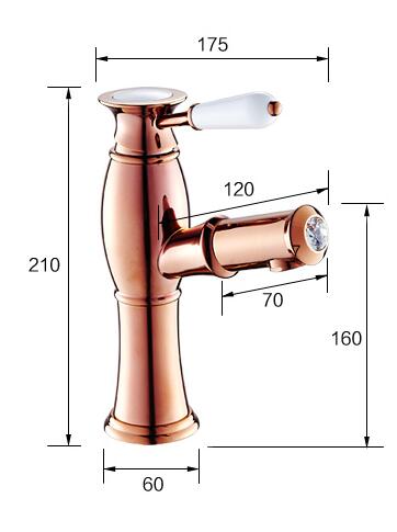 Pull Out Basin Sink Faucets Mixer Tap Brass Bathroom Antique Bronze Faucet Pull Out Modern Bath Black Gold Faucet ELF1201