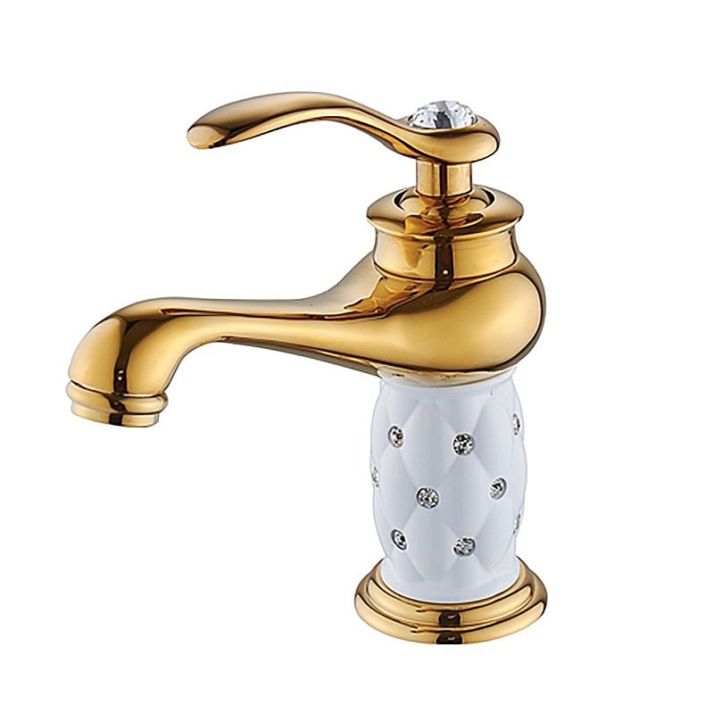 Rubinetto per bagno con finitura bronzo antico monocomando Lavabo in ottone Rubinetti in ottone massiccio Miscelatori per acqua Gru per vasca da bagno