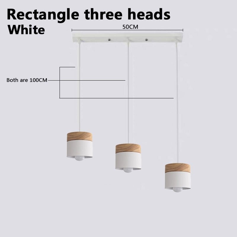 Houten Nordic Simplicity LED E27 Hanglamp Modern Hanglampen